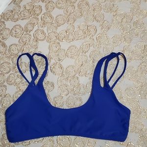 Blue Bikini top